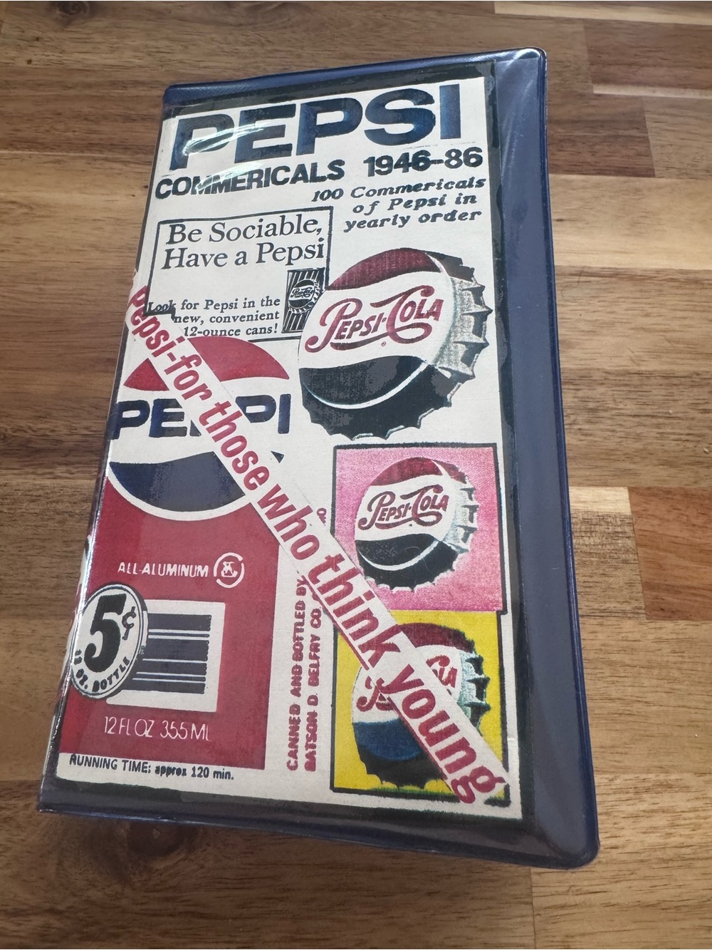 Pepsi Cola VHS tape 100 Commercials from 1946-1986 great collectors item